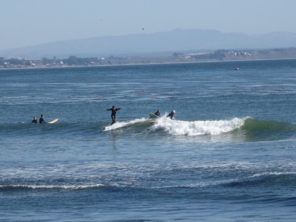 SURFERS AT SANTA CRUZ