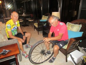 WG changing my tire at 6:00 AM