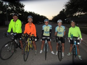 Armand,me, Kory, Mary Ruth, Karen W. Starting our adventure