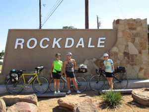 My yellow bike, Karen, Kory, Mary Ruth 
